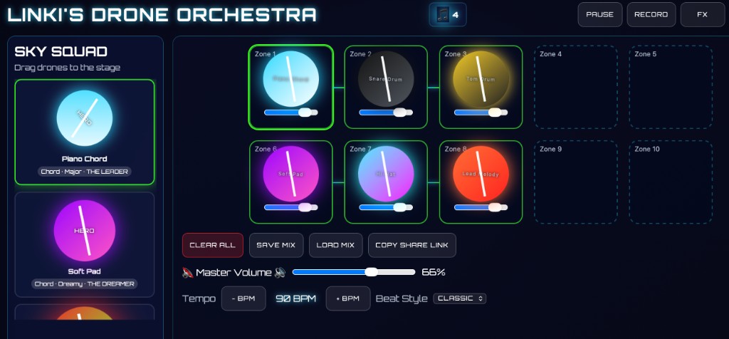Linki's Drone Orchestra